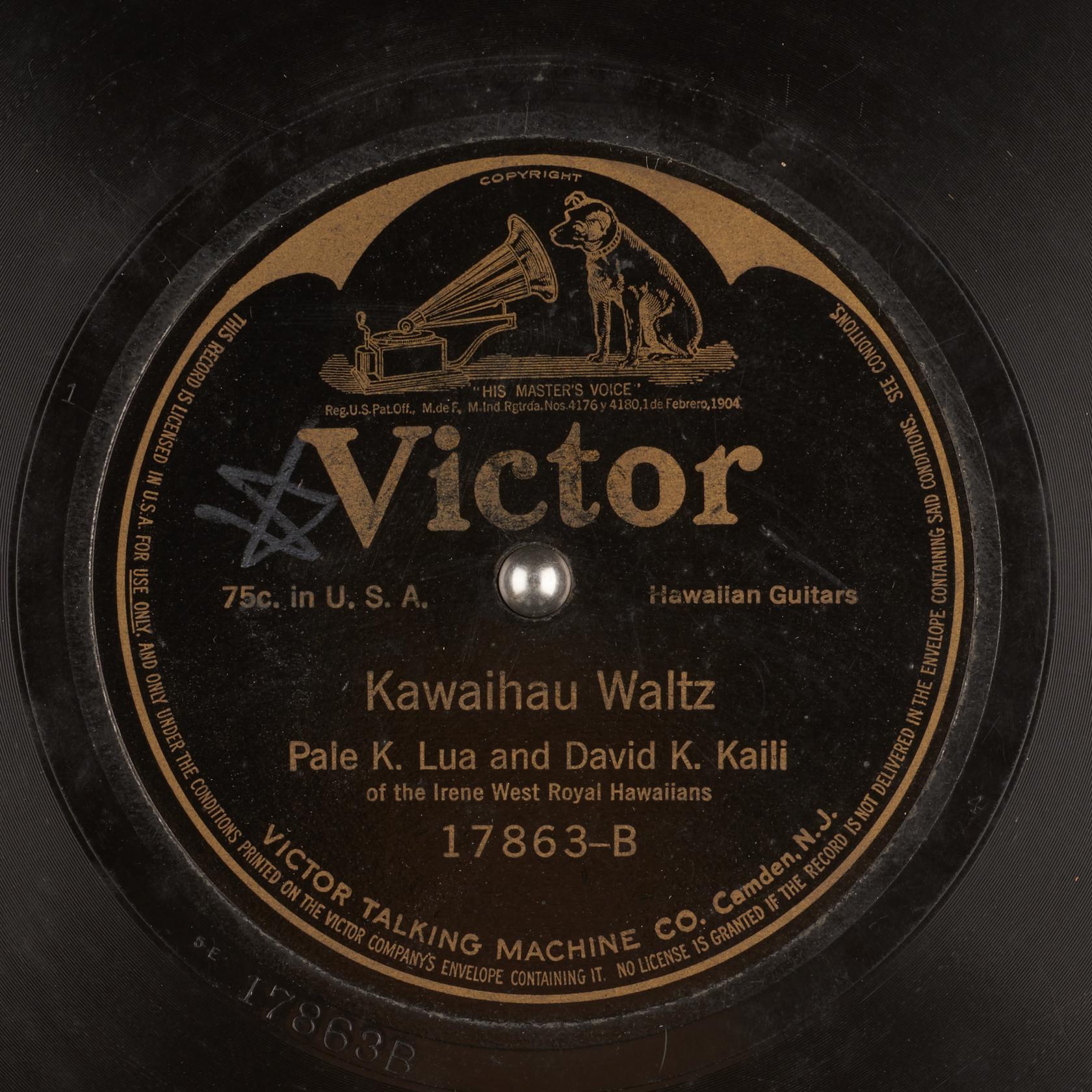 Kawaihau Waltz : Pale K. Lua and David K. Kaili of the Irene West 