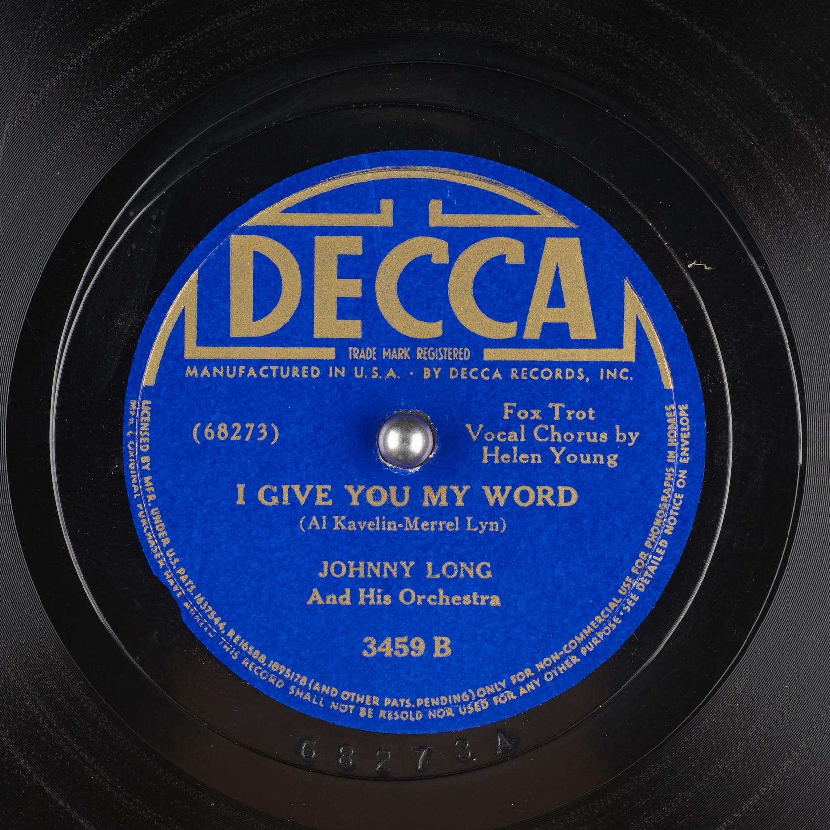 I Give You My Word - Helen Young with Johnny Long